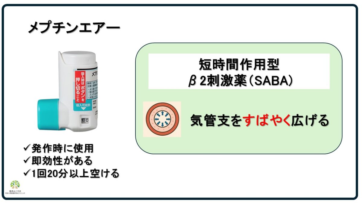 メプチンエアー（喘息・COPD治療薬）