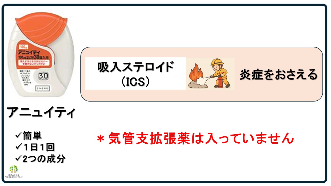 アニュイティ【喘息治療薬】