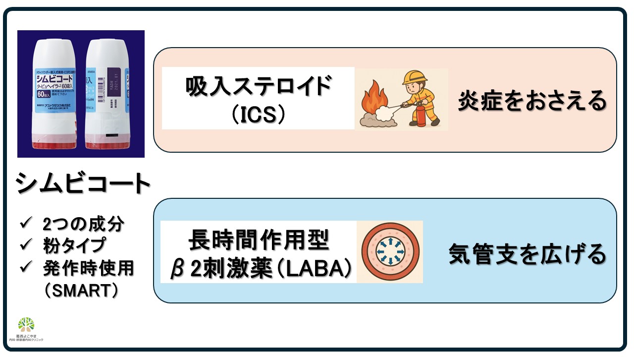 シムビコート【喘息・ＣＯＰＤ治療薬】