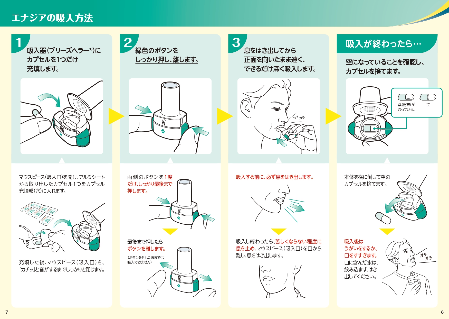 エナジアの使い方