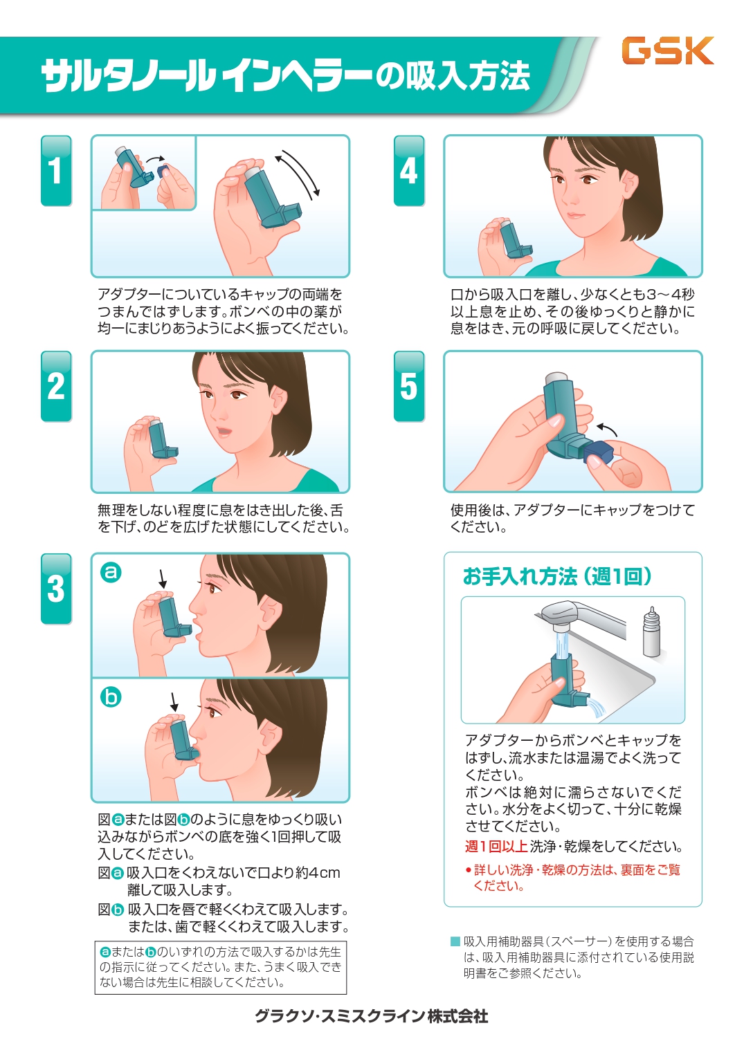 サルタノールの使い方