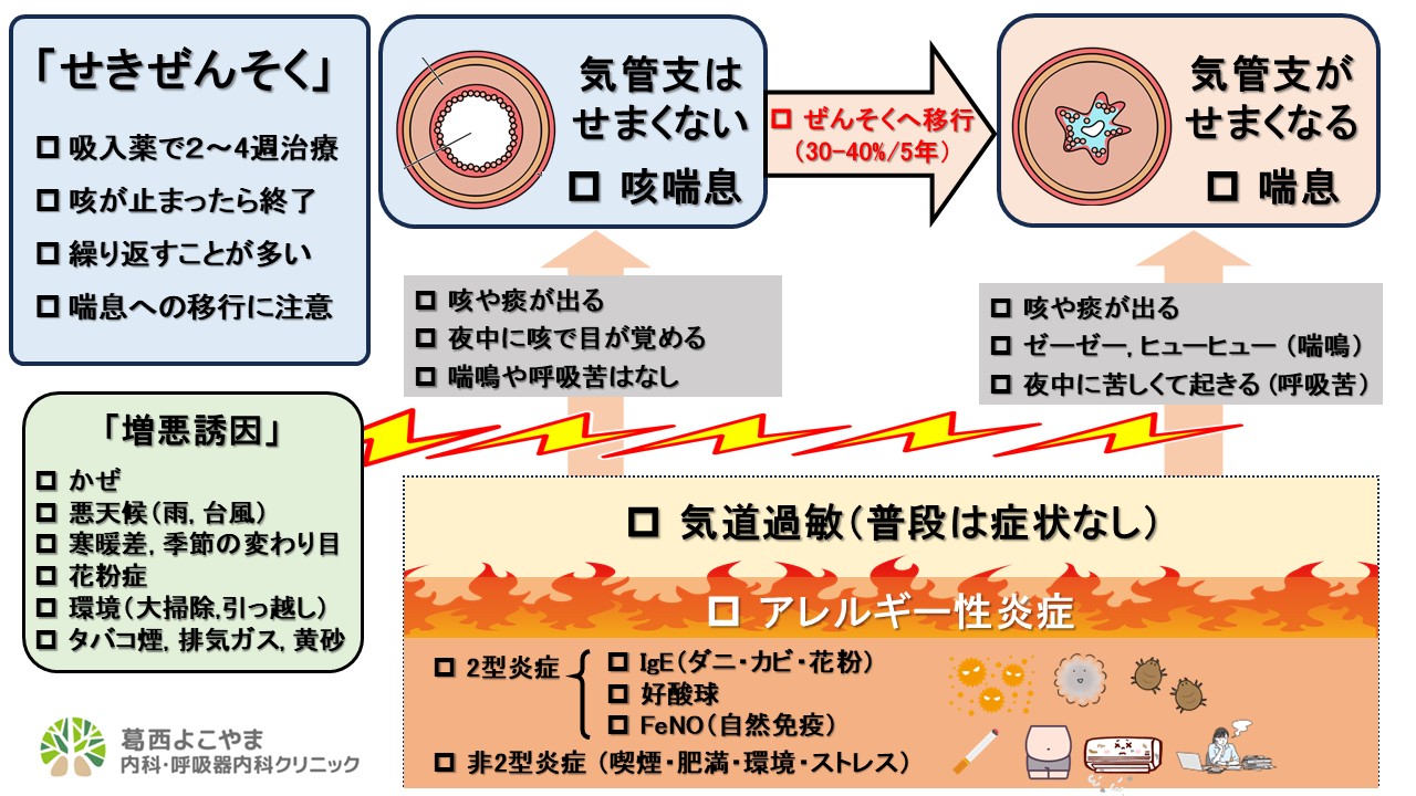 咳喘息とは