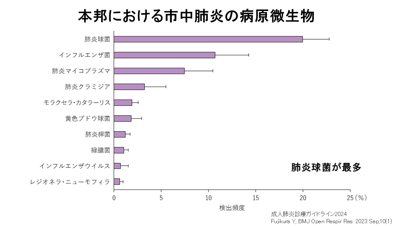 細菌性肺炎の原因